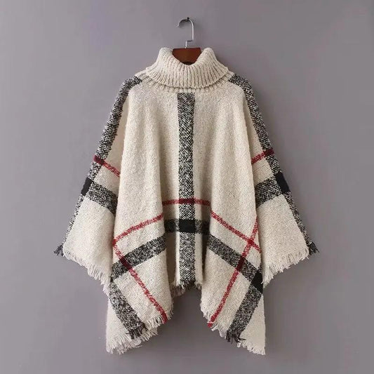 Dublin Woollen Cape In Beige