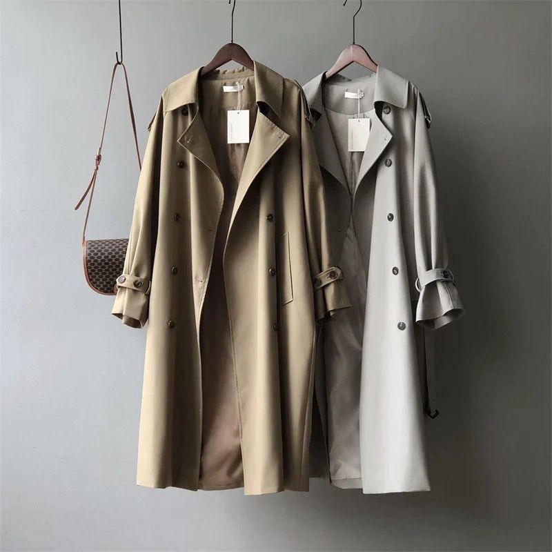 Seoul Statement Trenchcoat In Khaki