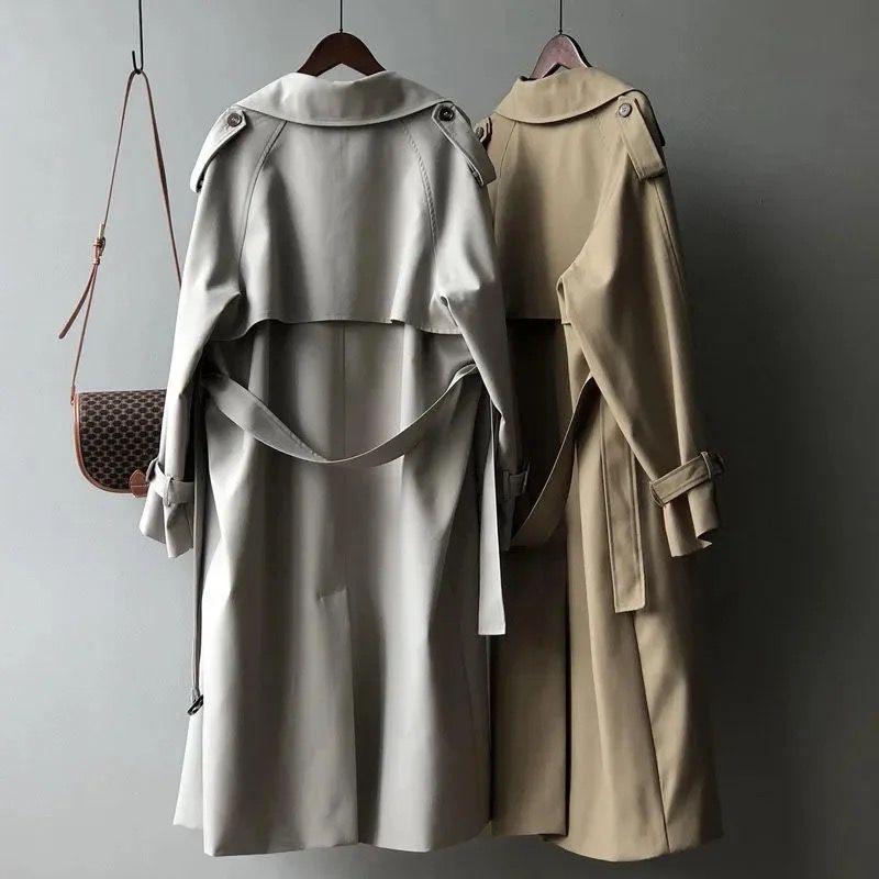 Seoul Statement Trenchcoat In Khaki