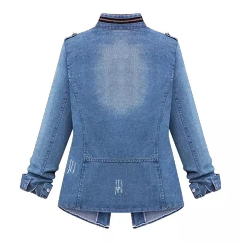 Sophia Luxe Denim jacket in Blue