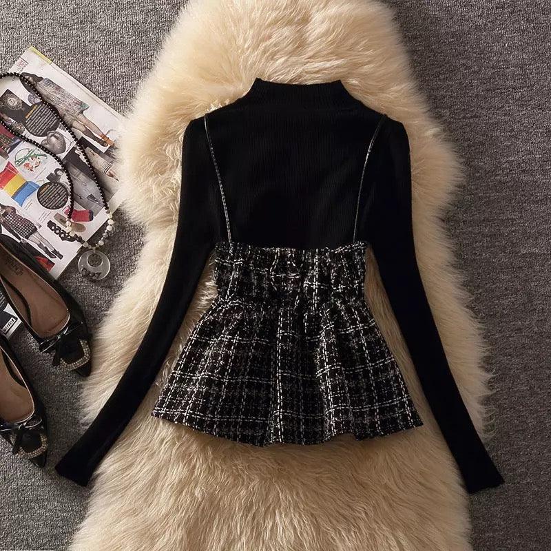 Samandra Two Piece Set In Black